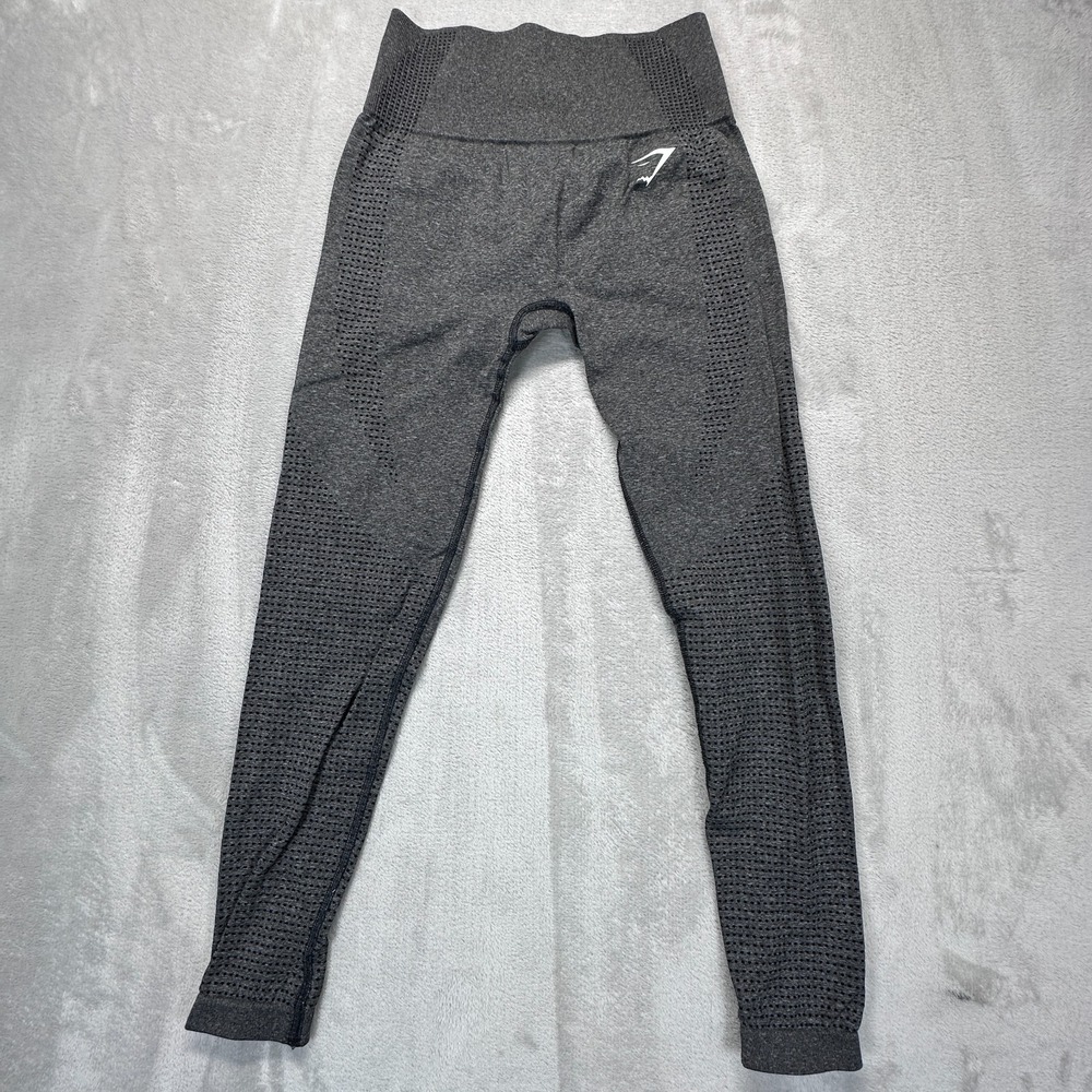 Gymshark Vital Seamless 2.0 Leggings Womens Small Charcoal Grey High Waist